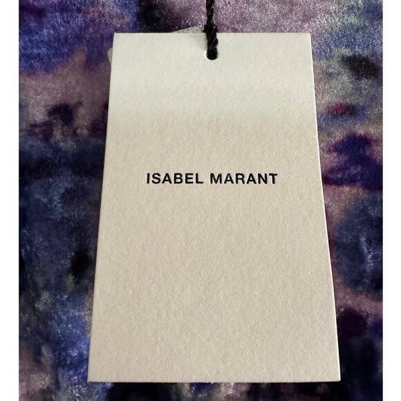 ISABEL MARANT NWT $850 Gudellia Mid Weight Stretch Velvet Top Size 36 (US 2) - Picture 10 of 10